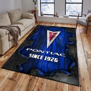 Pontiac Rug, All Over Print Rug Pontiac CAR19503182552 - Blue