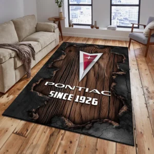 Pontiac Rug, All Over Print Rug Pontiac CAR19503182552 - Brown