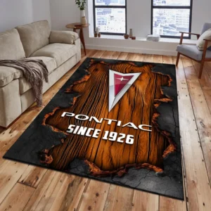 Pontiac Rug, All Over Print Rug Pontiac CAR19503182552 - Orange