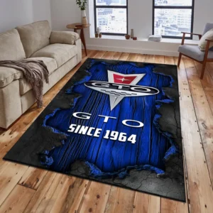 Pontiac GTO Rug, All Over Print Rug Pontiac GTO CAR19503182553 - Blue