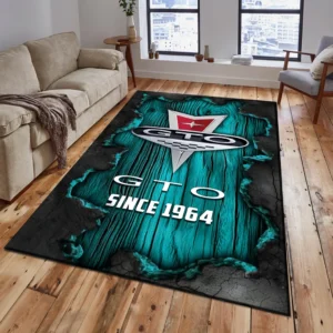Pontiac GTO Rug, All Over Print Rug Pontiac GTO CAR19503182553 - Cyan