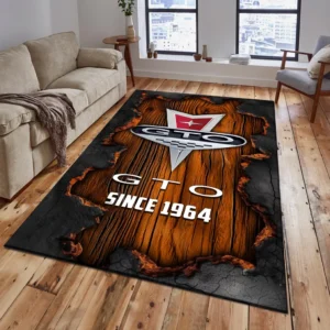 Pontiac GTO Rug, All Over Print Rug Pontiac GTO CAR19503182553 - Orange