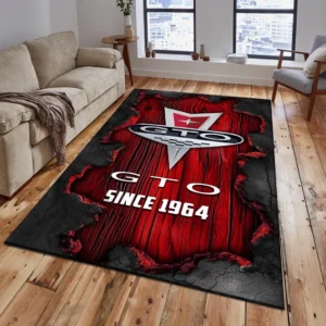 Pontiac GTO Rug, All Over Print Rug Pontiac GTO CAR19503182553 - Red