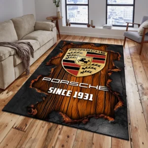 Porsche Rug, All Over Print Rug Porsche CAR19503182554 - Orange