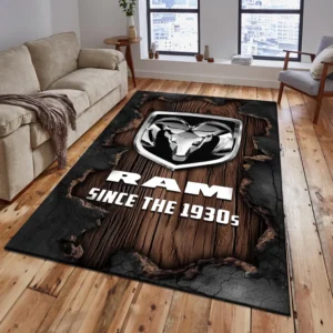 Ram Truck Rug, All Over Print Rug Ram Truck CAR19503182555 - Brown