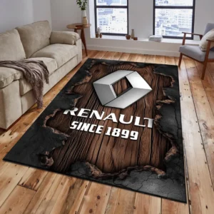 Renault Rug, All Over Print Rug Renault CAR19503182556 - Brown