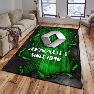 Renault Rug, All Over Print Rug Renault CAR19503182556 - Green