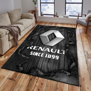 Renault Rug, All Over Print Rug Renault CAR19503182556 - Grey