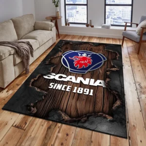 Scania Rug, All Over Print Rug Scania CAR19503182559 - Brown
