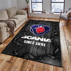Scania Rug, All Over Print Rug Scania CAR19503182559 - Grey