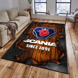 Scania Rug, All Over Print Rug Scania CAR19503182559 - Orange