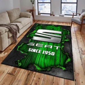 Seat Rug, All Over Print Rug Seat CAR19503182560 - Green