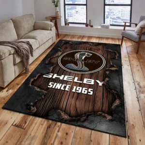 Ford Shelby Rug, All Over Print Rug Ford Shelby CAR19503182561 - Brown