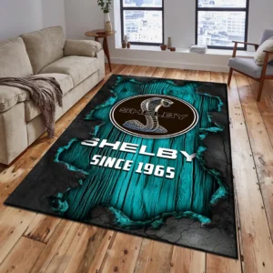 Ford Shelby Rug, All Over Print Rug Ford Shelby CAR19503182561 - Cyan