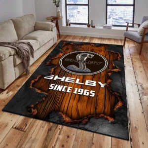 Ford Shelby Rug, All Over Print Rug Ford Shelby CAR19503182561 - Orange