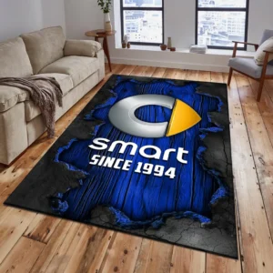 Smart Rug, All Over Print Rug Smart CAR19503182563 - Blue