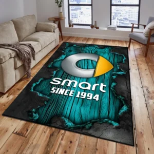 Smart Rug, All Over Print Rug Smart CAR19503182563 - Cyan