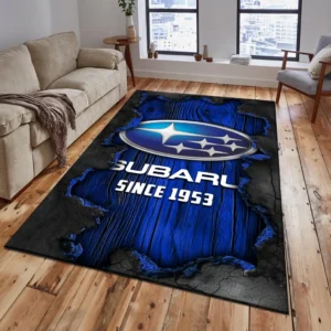 Subaru Rug, All Over Print Rug Subaru CAR19503182565 - Blue