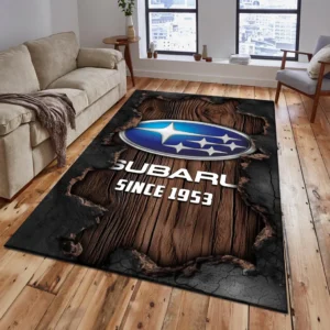 Subaru Rug, All Over Print Rug Subaru CAR19503182565 - Brown