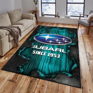 Subaru Rug, All Over Print Rug Subaru CAR19503182565 - Cyan