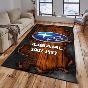 Subaru Rug, All Over Print Rug Subaru CAR19503182565 - Orange