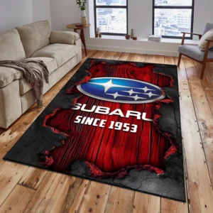 Subaru Rug, All Over Print Rug Subaru CAR19503182565 - Red