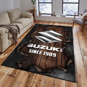 Suzuki Rug, All Over Print Rug Suzuki CAR19503182566 - Brown