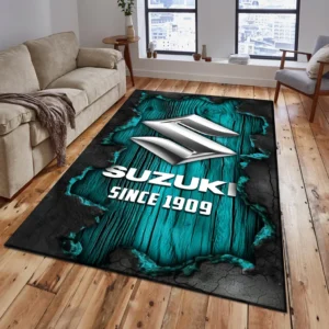 Suzuki Rug, All Over Print Rug Suzuki CAR19503182566 - Cyan