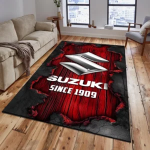 Suzuki Rug, All Over Print Rug Suzuki CAR19503182566 - Red