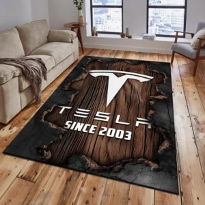 Tesla Rug, All Over Print Rug Tesla CAR19503182568 - Brown