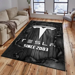 Tesla Rug, All Over Print Rug Tesla CAR19503182568 - Grey