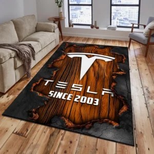 Tesla Rug, All Over Print Rug Tesla CAR19503182568 - Orange