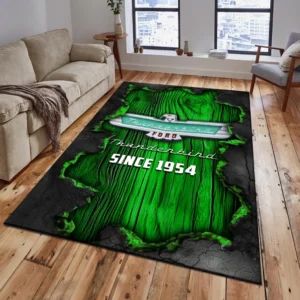 Thunderbird Rug, All Over Print Rug Thunderbird CAR19503182569 - Green