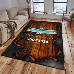 Thunderbird Rug, All Over Print Rug Thunderbird CAR19503182569 - Orange