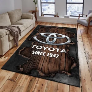 Toyota Rug, All Over Print Rug Toyota CAR19503182570 - Brown