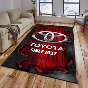 Toyota Rug, All Over Print Rug Toyota CAR19503182570 - Red
