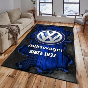 Volkswagen Rug, All Over Print Rug Volkswagen CAR19503182572 - Blue
