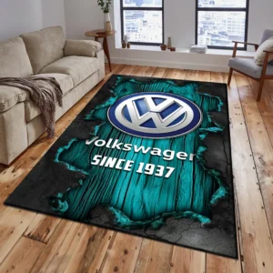 Volkswagen Rug, All Over Print Rug Volkswagen CAR19503182572 - Cyan