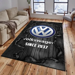 Volkswagen Rug, All Over Print Rug Volkswagen CAR19503182572 - Grey
