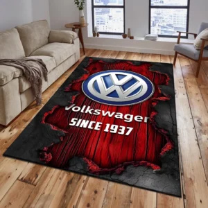 Volkswagen Rug, All Over Print Rug Volkswagen CAR19503182572 - Red