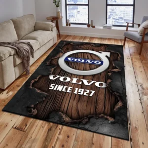 Volvo Rug, All Over Print Rug Volvo CAR19503182573 - Brown
