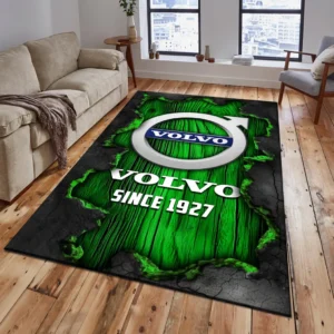 Volvo Rug, All Over Print Rug Volvo CAR19503182573 - Green
