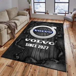 Volvo Rug, All Over Print Rug Volvo CAR19503182573 - Grey