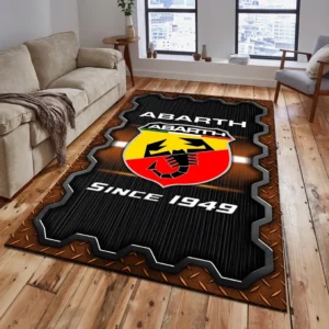 Abarth Rug, All Over Print Rug Abarth CAR19603192500 - Orange