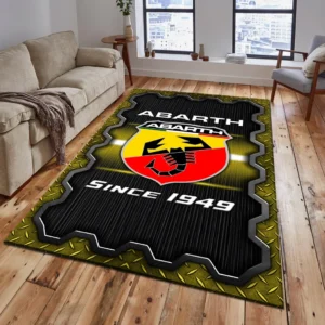 Abarth Rug, All Over Print Rug Abarth CAR19603192500 - Yellow
