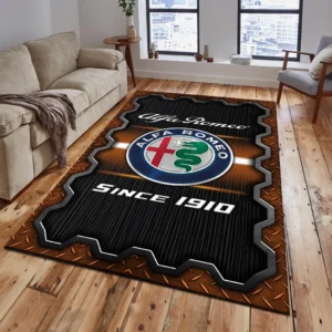 Alfa Romeo Rug, All Over Print Rug Alfa Romeo CAR19603192501 - Orange