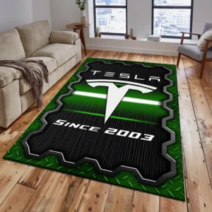 Tesla Rug, All Over Print Rug Tesla CAR19603192569 - Green