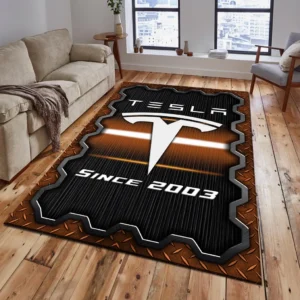 Tesla Rug, All Over Print Rug Tesla CAR19603192569 - Orange