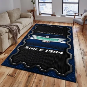 Thunderbird Rug, All Over Print Rug Thunderbird CAR19603192570 - Blue