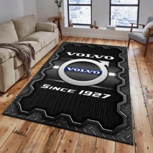 Volvo Rug, All Over Print Rug Volvo CAR19603192574 - Grey